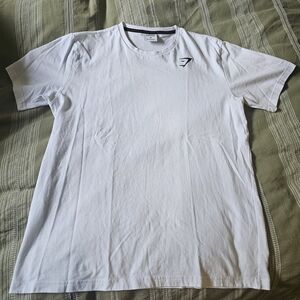Gymshark White Short Sleeve Tee